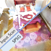 SPSG: Self-Supervised Photometric Scene Generation from RGB-D Scans