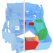 Towards Part-Based Understanding of RGB-D Scans