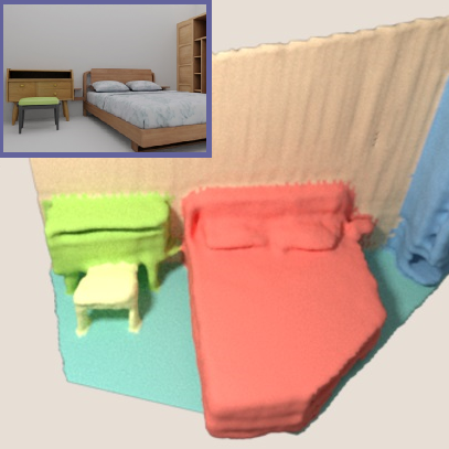 Panoptic 3D Scene Reconstruction From a Single RGB Image