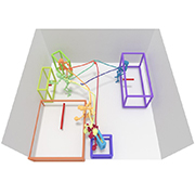 Pose2Room: Understanding 3D Scenes from Human Activities